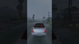 thats really not good weather for driving in grand theft auto v #youtubeshort #gtagameplay #gta5