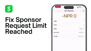 How to Fix Sponsor Request Limit Reached on Cash App
