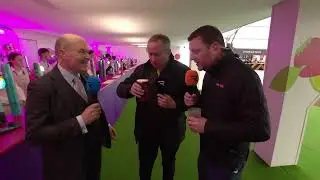 Racing TV Aintree 2024 Red Rum Garden Rekorderlig Bar, Niall Hannity, Shinners and The Wine Tipster.
