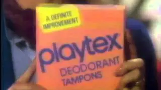 Playtex Deodorant Tampons 1979
