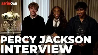 Percy Jackson and the Olympians Season 2 | Cast on THAT Fiery Moment with Tyson | Interview