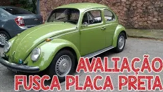 Avaliação Fusca 1972 PLACA PRETA o Clássico da Volkswagen VW