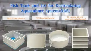 Fish Tank and Jar for Recirculating Aquaculture system(RAS)