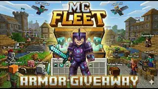 The BIGGEST Armor Giveaway in MC Fleet History! @OmenUchihaOfficial @McFleetDotNet #MinecraftSMP