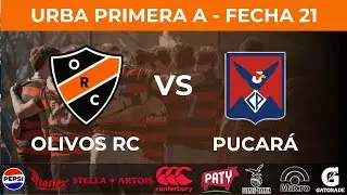 Olivos Rugby Club vs Pucara - 21na Fecha Torneo Primera A de URBA
