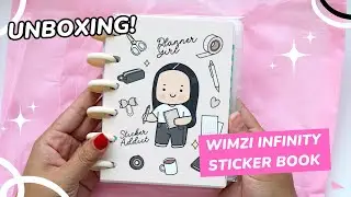 Wimzi Infinity Sticker Book Unboxing and Flip Through