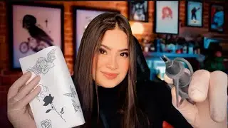 ASMR: A FILHA DO TATUADOR FAZ SUA PRIMEIRA TATUAGEM!😱😳