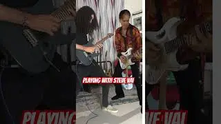 Jamming with Steve Vai #stevevai #vaieverywhere #guitar