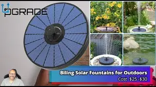 Biling Solar Fountains for Outdoors