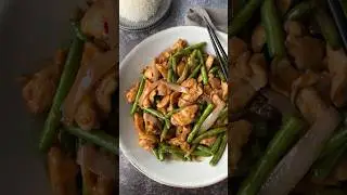 Курица со стручковой фасолью на вынос за 30 минут