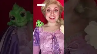 What happens when kids question my stuffed Pascal #pascal #tangled #rapunzel