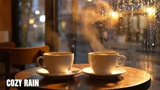 Cozy Rainy Night Caf&eacute; ☕🌧️ 20 Minutes of Relaxing Rain Sounds