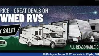 Unbelievable 2019 Jayco Talon 393T Toy Hauler RV For Sale in Clyde, OH
