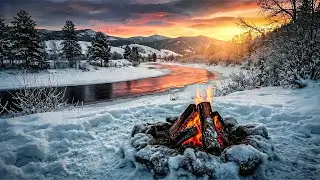 ❄️🔥 Winter Nights by the Lake &mdash; Campfire Ambience You&rsquo;ll Love Forever