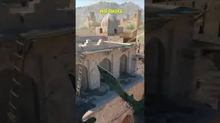 Mid Smoke From Box By Zywoo Dust 2 CS2 #shorts