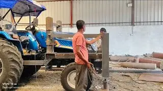 Sonalika tiger Tactor manufacturing pole hydra make by Dayal agro industry Vidisha (m.p)