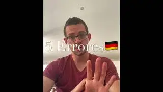 5 errores que cometí antes de venir a Alemania 🇩🇪