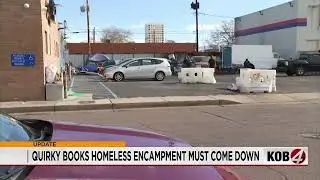 Judge rules encampment at Quirky Books to come down