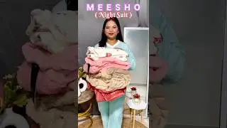 Woolen night suit #youtubeshorts #shorts #meeshohaul #meeshonightsuit #nightsuit #woolen #coordset