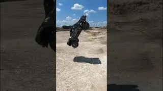 Expert Front Flip with Arrma Mojave RC Truck #shorts