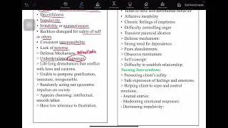 CLUSTER B PERSONALITY DISORDERS