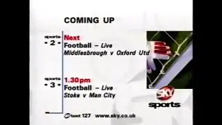 Sky Sports 2 Cuts & Adverts (Football League Live, 03.05.1998)