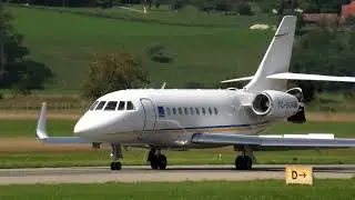 Dassault Falcon 2000 (TC-DGN) Smooth Landing at Bern Airport LSZB