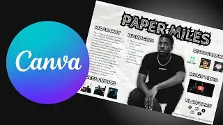 Customize this ARTIST EPK Template in Canva (DIY)