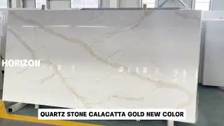 Quartz Stone Calacatta Gold New Color 2024 - Horizon Quartz