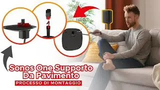 Come assemblare il supporto da pavimento premium SONOS ONE e l'attacco per altoparlante di Soundbass