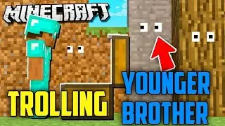 *TROLLING MY YOUNGER BROTHER IN MINECRAFT PE | | TROLL TRAPS