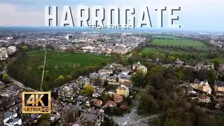 HARROGATE TOWN CENTRE / VALLEY GARDENS / THE STRAY 4K Mini 2 Drone Video