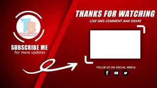 tecH Babu Channel Outro | Outro for youtube videos#TecHBabu#techbabu#TecHBabuBd#টেকবাবু