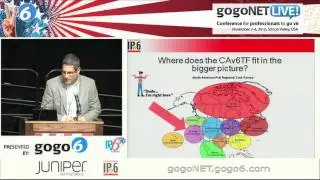 California v6 Task Force Update by George Usi at gogoNET LIVE! IPv6 Event