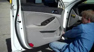 Kia Optima Снятие динамика передней двери 2011 - 2014 = ПОМОЩЬ с автомагнитолой