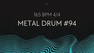 drum track # 94 metal drum 165 bpm 4/4 improvisaci&oacute;n