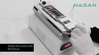 Samsung S8 Middle Frame Separation by NA-SP3 LCD Separator Machine(Foldable and Rotatable)