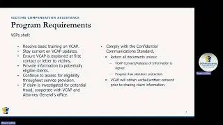 25 Victims Compensation Assistance