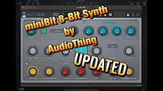 miniBit - 8bit Synthesizer by AudioThing - UPDATED - Tutorial for the iPad
