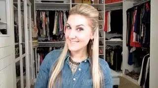 My Current Fav Hairstyle: Easy Half-Up Hair Tutorial