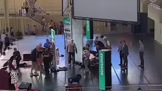 Salman Rushdie attack: Video shows man being led away after author stabbed