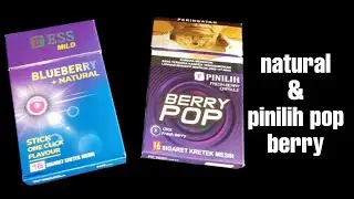 Ess blueberry +natural & pinilih popberry.rasa blueberry,ess natural dan pinilih#ess rat 8
