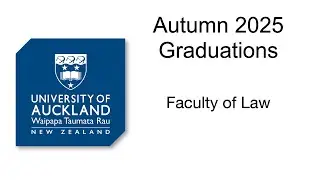 Autumn 2025 Graduations - Faculty of Law