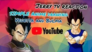 Simple Anime Drawing Bulma and Vegetta                       #dragonball #vegetta777 #bulma #anime