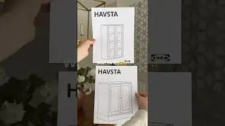 I can&rsquo;t believe this DIY built-in started with the IKEA Havsta bookcases! The results are stunning!