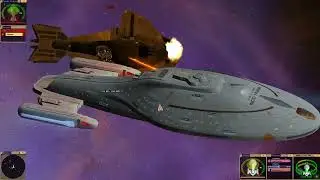 Star Trek Bridge Commander USS Voyager VS Three Cardassian Keldons
