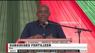 Farmers urged to collect subsidized fertilizer at distribution points