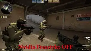Counter Strike Global Offensive + Nvidia Freestyle