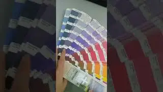 Pantone U color card