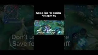Some tips for fast farming in high rank 😎 #mobilelegends #mlbb #shorts #gusion #gusionmontage